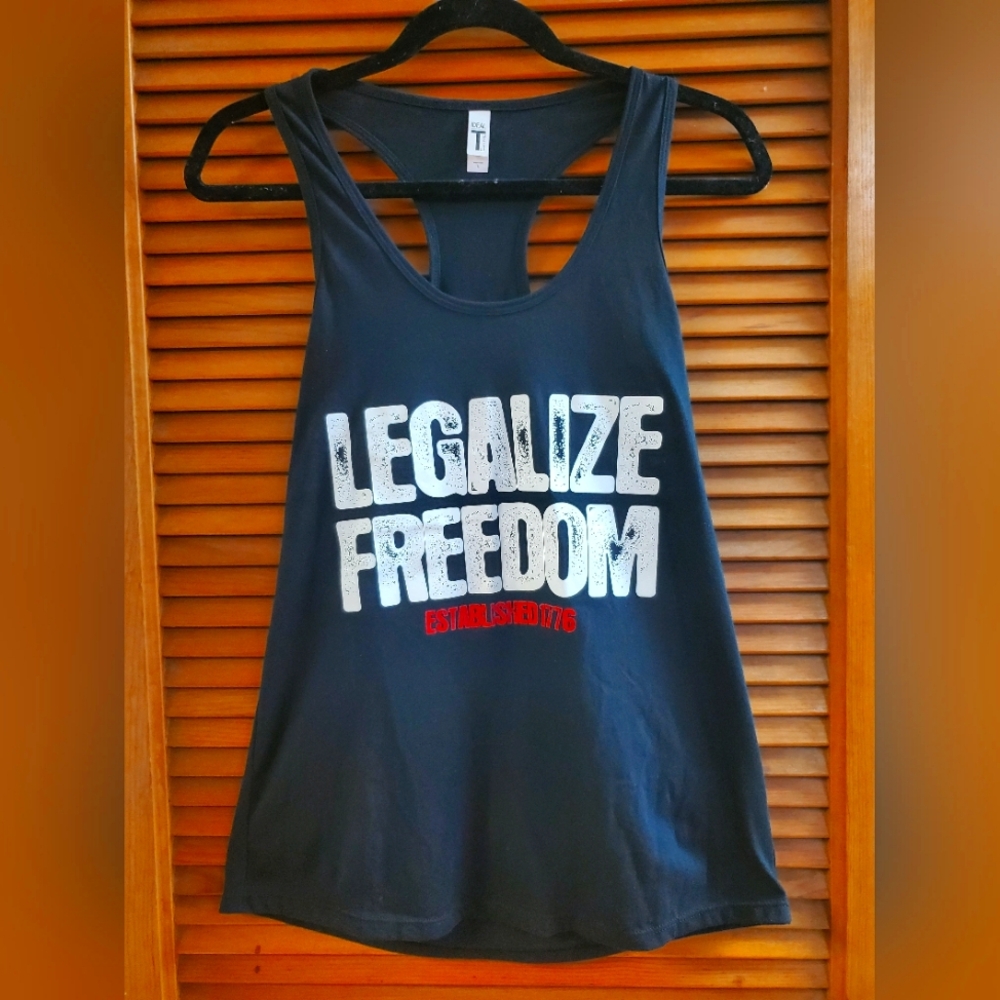 Legalize Freedom Racer Back Tank